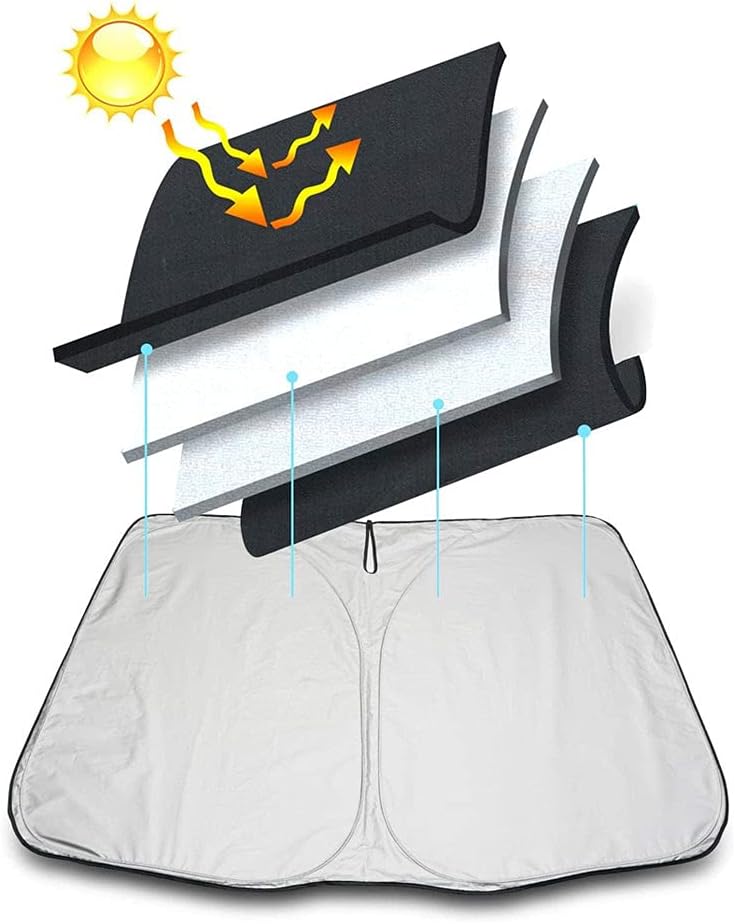 Parasolar auto pliabil cu logo