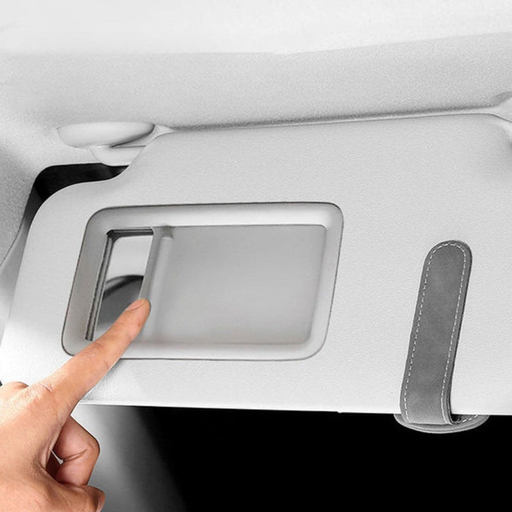 Multifunktionellt glasögonfäste i mocka med din bils logotyp